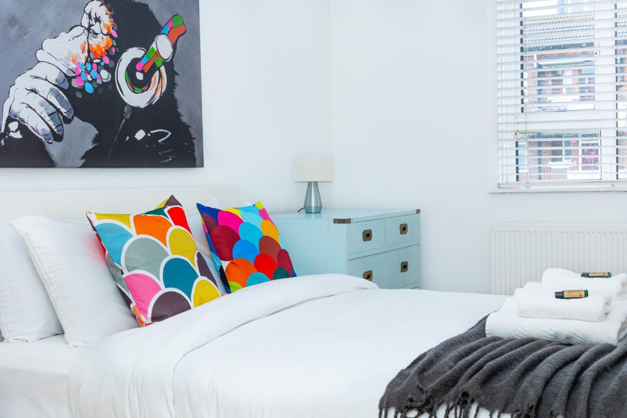 Bright Modern 1 Bedroom Flat, 5 Min To Vauxhall St Londres Extérieur photo