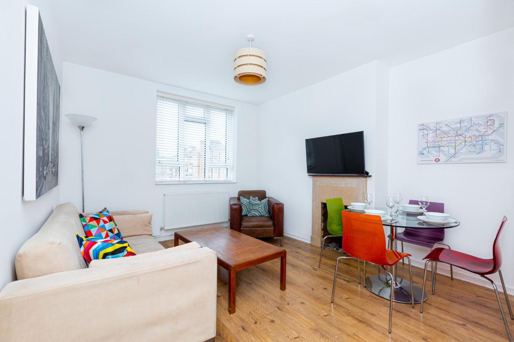 Bright Modern 1 Bedroom Flat, 5 Min To Vauxhall St Londres Extérieur photo