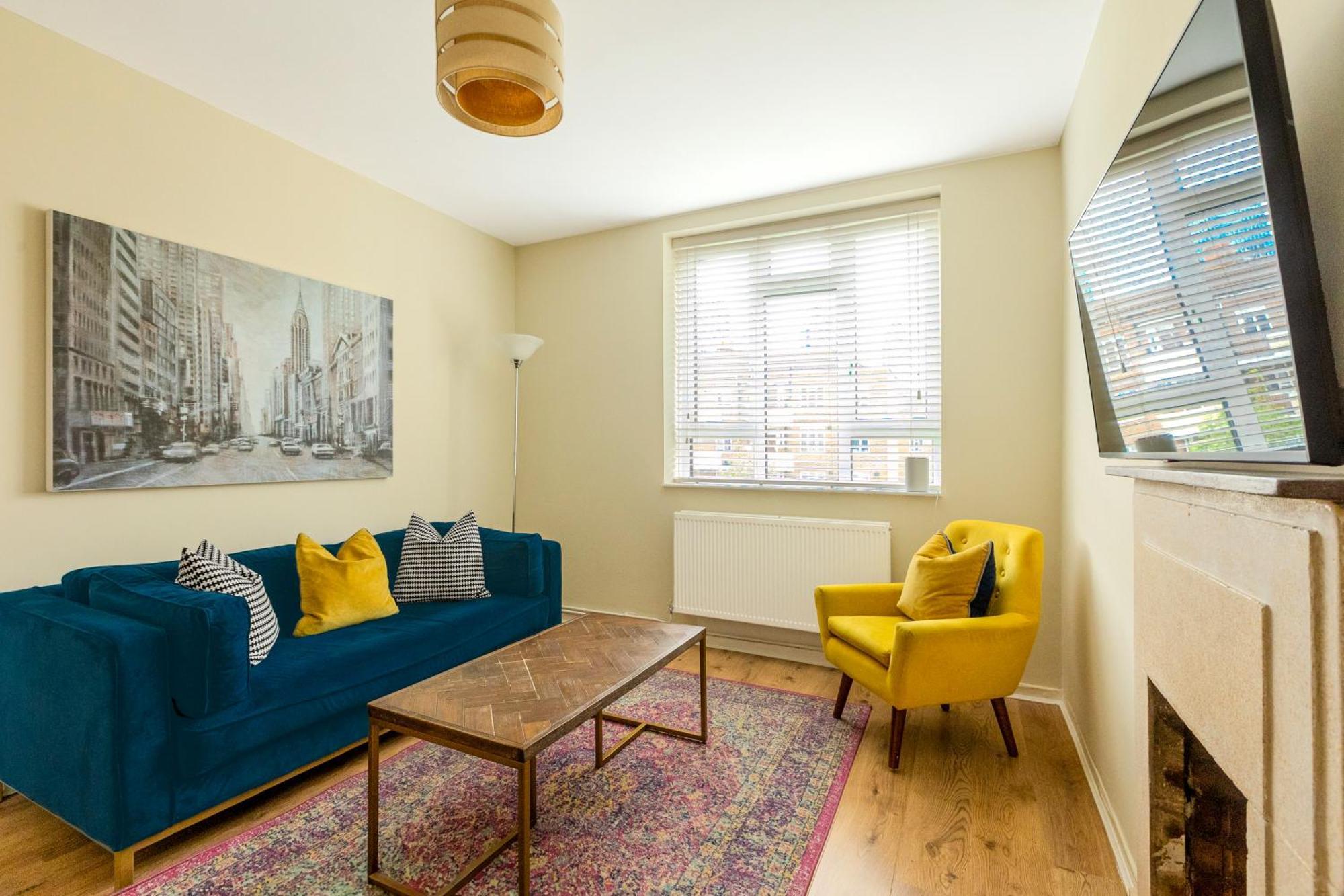 Bright Modern 1 Bedroom Flat, 5 Min To Vauxhall St Londres Extérieur photo